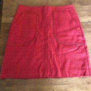 Ann Taylor Loft Coral Skirt